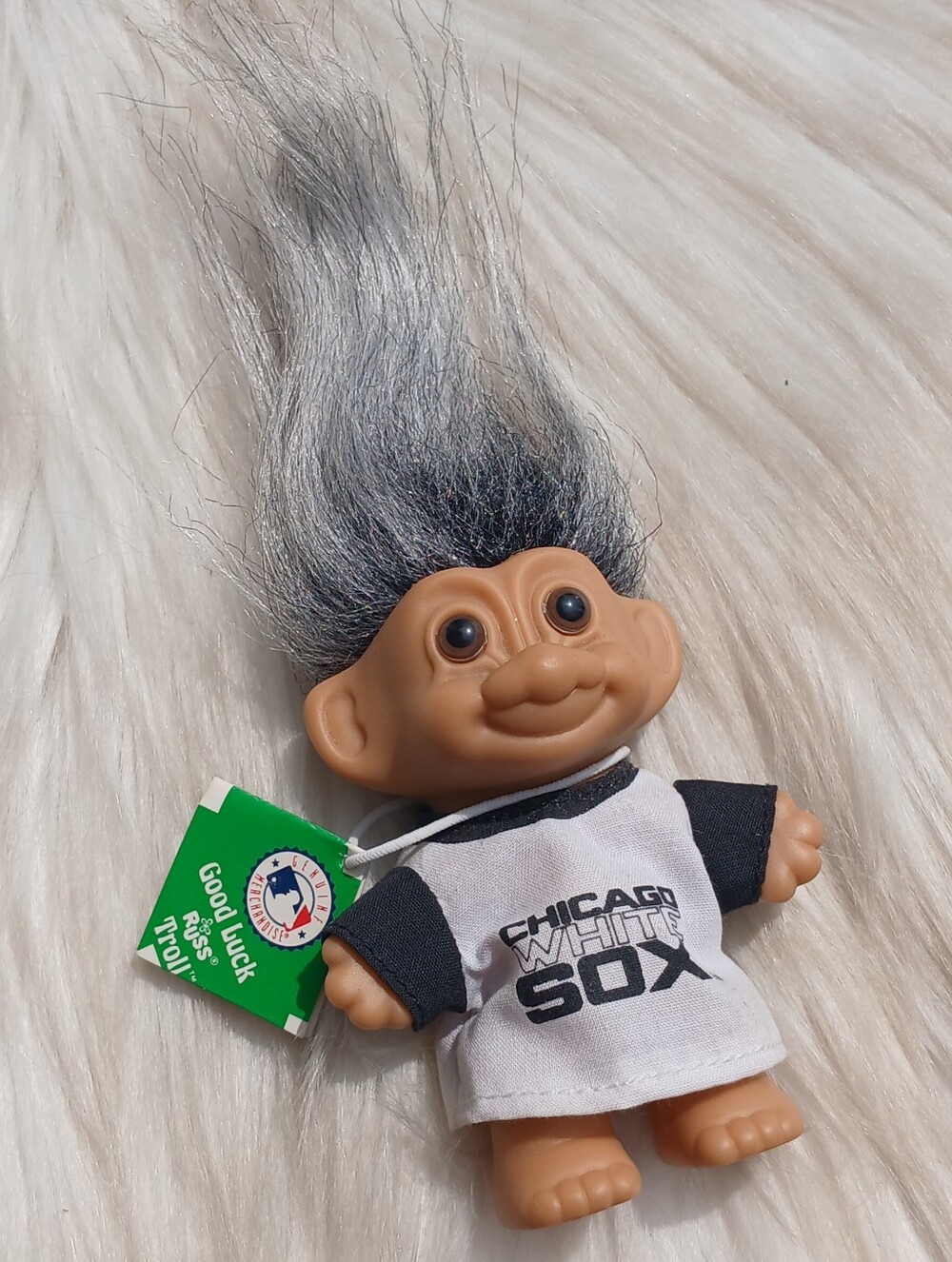 Vintage Troll Chicago White Sox 1991 90s 1990s Toy Doll Figure Russ MLB baseball